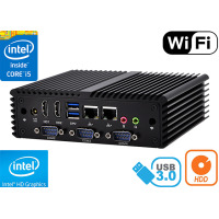 Computer Industrial Fanless MiniPC mBOX Nuc Q450P v.4