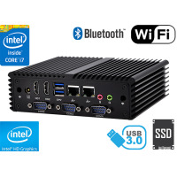 Computer Industrial Fanless MiniPC mBOX Nuc Q470P v.6