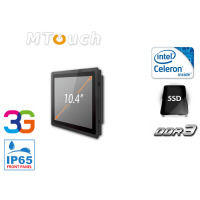 Operator Industrial Panel PC Fanless MobiBOX IP65 Capacitive J1900 10.4 3G v.3