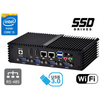 Computer Industrial Fanless MiniPC mBOX Nuc Q350P v.2