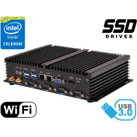 3 LATA GWARANCJI Komputer Przemysłowy Fanless MiniPC HyBOX 04PMF-1037u v.2