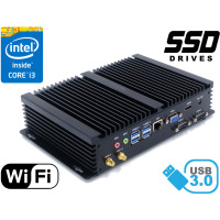 3 LATA GWARANCJI Komputer Przemysłowy Fanless MiniPC HyBOX 04PMF-i3-5005u v.2