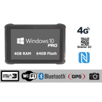 Rugged waterproof industrial tablet Emdoor I16H 4G NFC 2D 4GB RAM 64GB ROM - Win 10 Pro License