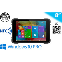 Dust-proof industrial tablet Emdoor I86H 2D NFC - Win 10 PRO