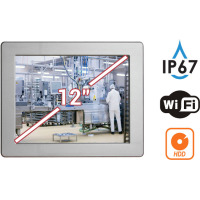 Reinforced Resistant Industrial Panel PC IP67 QBOX 12 v.3.1