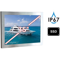 Reinforced Resistant Industrial Panel PC IP67 QBOX 15 v.2