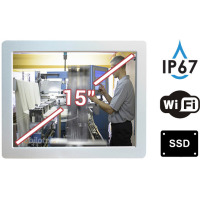 Reinforced Resistant Industrial Panel PC IP67 QBOX 15 v.h3