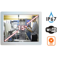 Reinforced Resistant Industrial Panel PC IP67 QBOX 15 v.h3.1