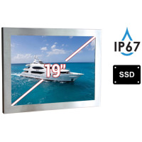 Reinforced Resistant Industrial Panel PC IP67 QBOX 19 v.1