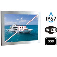 Reinforced Resistant Industrial Panel PC IP67 QBOX 19 v.4.1