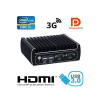 Wytrzymały mini Komputer Przemysłowy Bezwentylatorowy MiniPC IBOX-N13C i5 v.5