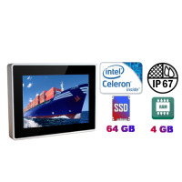 Touch screen computer (IP67 standard for the ENTIRE enclosure) - QBOX 12 (J1900) v.2