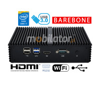 Fanless Industrial Computer MiniPC mBOX Q5-510-70G6 v.Barebone