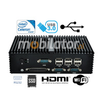 Komputer Przemysłowy Bezwentylatorowy MiniPC mBOX Q190X - LPT v.5
