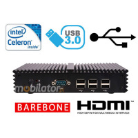 Komputer Przemysłowy Fanless MiniPC mBOX Q190SE Barebone