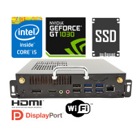 Wzmocniony Komputer Przemysłowy z dedykowaną kartą graficzną Nvidia GT1030 MiniPC zBOX-PSO-1030 v.1