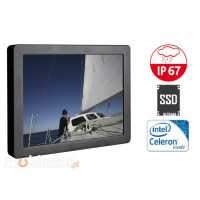 Dustproof waterproof Industrial Touch Panel Computer  IP67 QBOX 17C v.2  Capacitive screen