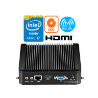 Bezwentylatorowy wzmacniany Mini Komputer Przemysłowy MiniPC yBOX-X30(1LAN)-I7 4500U v.5