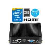 Fanless reinforced Mini Computer Industrial MiniPC yBOX-X30 (1LAN) -I3 4010Y v.1