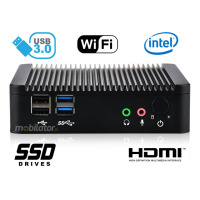 Odporny Komputer przemysłowy bezwentylatorowy z 2-oma kartami sieciowymi LAN - MiniPC yBOX - X29 (2 LAN) - J1900 v.2