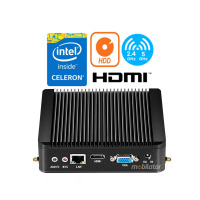 Small budget reinforced Industrial Computer fanless MiniPC yBOX-X30 (1LAN) -J1800 v.3
