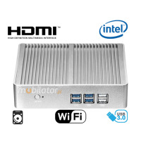 MiniPC yBOX - 32X - i3 6100U - v.5 - Mały komputer przemysłowy bezwentylatorowy - chłodzony pasywnie - z procesorem i3-6100U