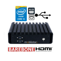 Wydajny wzmocniony przemysłowy mini komputer IBOX-603 i5 6200U Barebone