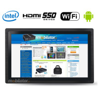 MobiTouch 215LTA - 21.5-calowy odporny operatorski Panel Przemyslowy z rezystywnym ekranem dotykowym i normą IP65 na panel przedni - ANDROID