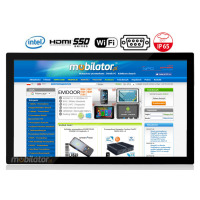 43 4K Flat&Slim PCAP Touch PC (I5-6360U), flat design, 4K panel resolution 3840*2160, full viewing angle, 4GB RAM, 64GB SSD, WIFI, 10 point touch screen, 100V-240V power input, VESA 400