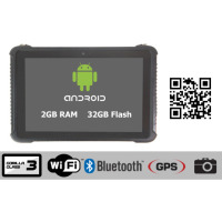 Emdoor EM-T16 v.3 - Wodoodporny tablet przemysłowy ze skanerem kodów kreskowych 2D - odporność IP65 MIL-STD-810G