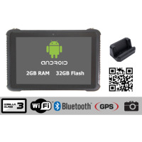 Emdoor EM-T16 v.6 - Wodoodporny Tablet przemysłowy ze skanerem kodów 2D oraz dedykowaną stacją dokującą