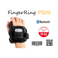 Fingering PS02 - mini barcode scanner 2D/1D - Ring - Bluetooth