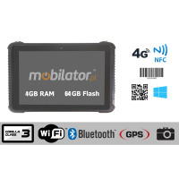 Emdoor I16HH v.12 - Odporny na upadki Tablet przeymsłowy z Win 10 Pro, czytnikiem kodów kreskowych 2D oraz technologią NFC