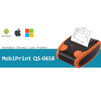 MobiPrint QS-0658 - Industrial mobile thermal printer with bluetooth module (Android / IOS / Windows)