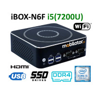 IBOX-N6F i5(7200U) v.3 - Wydajny mini komputer przemysłowy z dwiema kartami LAN 1GB/s oraz pojemnym dyskiem SSD 512 GB