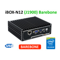 IBOX-N12 (J1900) Barebone - Cheap industrial computer with 4 LAN cards