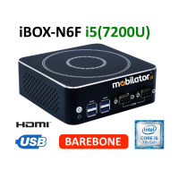 IBOX-N6F i5(7200U) Barebone - Magazynowy komputer przemysłowy z dwiema kartami LAN RJ45