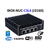 IBOX-NUC-C3L4 (J3160) v.3 - Mini industrial computer for production halls with a 512 GB SSD disk
