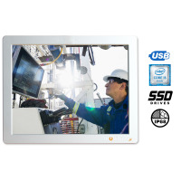 QBOX-15BP0R(i5-6200) v.1 (IP68) - Waterproof industrial panel with IP68 resistance standard