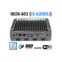 IBOX-601 (i5 6200U) v.1 - Industrial mini computer with DDR4 memory and SSD disk