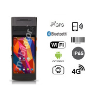 MobiPad PDA-C5501 v.2 - Reinforced (IP65) mobile data terminal with built-in thermal printer and 2D scanner ANDROID 7.0 system