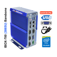 IBOX-700 (3865U) Barebone - Wzmocniony komputer przemysłowy (2x LAN)