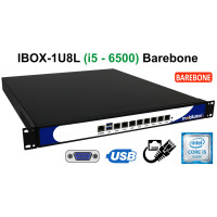 IBOX-1U8L (i5 - 6500) Barebone - A modern server computer for rack mounting