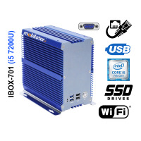 IBOX-701 i5 (7200U) v.2 - Fanless mini PC przemysłowe dla producentów (hale produkcyjne) - rozszerzony dysk SSD