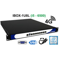 IBOX-1U8L (i5 - 6500) v.5 - Komputer rackowy do montażu w szafie serwerowej wyposażony w 4G LTE