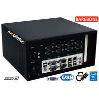 IBOX-ZPC X4(H81) i3-4160 Barebone - Komputer przemysłowy (10x COM + 2x LAN) z pasywnym chłodzeniem