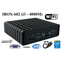 IBOX-602 (i3 - 4000M) v.2 - Fanless mini industrial computer