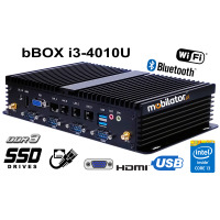 bBOX i3-4010U v.4 - Fanless Mini PC with 4 LAN adapters and Bluetooth technology