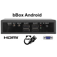 bBOX Android v.1 - Niewielki komputer przemysłowy z wzmocnioną obudową (LAN + COM + HDMI) system Android