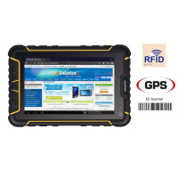 Senter ST907V2.1 v.4 - Industrial tablet with IP67 standard and NFC, 4G LTE, Bluetooth, WiFi and Zebra EM1350 1D scanner